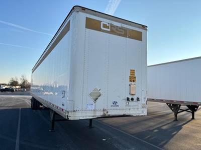 Hyundai 53 ft Dry Van Trailer - Swing Door, Air Ride, Sliding Axle