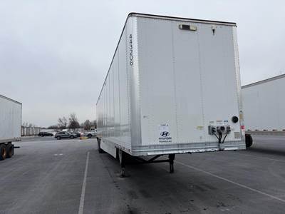 Hyundai 53 ft Dry Van Trailer - Swing Door, Air Ride, Sliding Axle