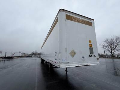 Hyundai 53 ft Dry Van Trailer - Swing Door, Air Ride, Sliding Axle