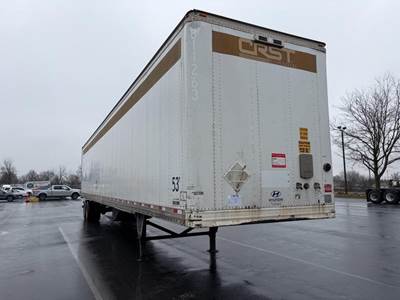 Hyundai 53 ft Dry Van Trailer - Swing Door, Air Ride, Sliding Axle