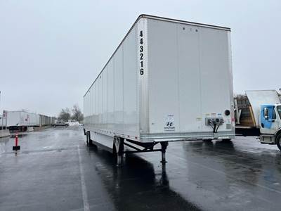 Hyundai 53 ft Dry Van Trailer - Swing Door, Air Ride, Sliding Axle