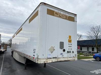 Hyundai 53 ft Dry Van Trailer - Swing Door, Air Ride, Sliding Axle