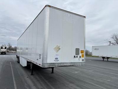 Hyundai 53 ft Dry Van Trailer - Swing Door, Air Ride, Sliding Axle