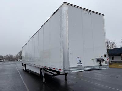 Hyundai 53 ft Dry Van Trailer - Swing Door, Air Ride, Sliding Axle