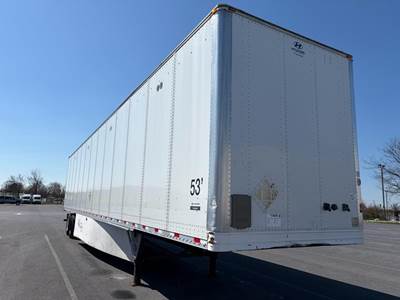 Hyundai 53 ft Dry Van Trailer - Swing Door, Air Ride, Sliding Axle