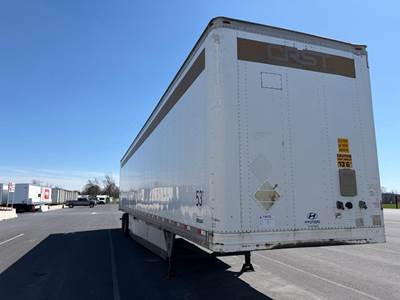 Hyundai 53 ft Dry Van Trailer - Swing Door, Air Ride, Sliding Axle