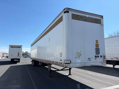 Hyundai 53 ft Dry Van Trailer - Swing Door, Air Ride, Sliding Axle