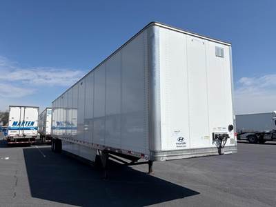 Hyundai 53 ft Dry Van Trailer - Swing Door, Air Ride, Sliding Axle