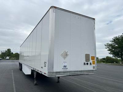 Hyundai 53 ft Dry Van Trailer - Swing Door, Air Ride, Sliding Axle