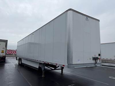 Hyundai 53 ft Dry Van Trailer - Swing Door, Air Ride, Sliding Axle