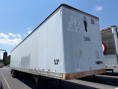 Hyundai 53 ft Dry Van Trailer - Swing Door, Spring, Sliding Axle