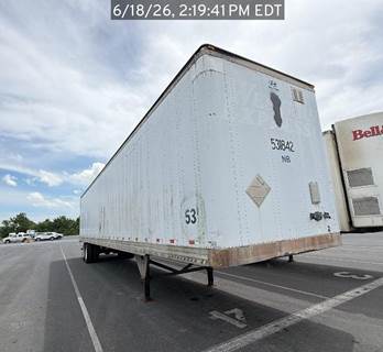 Hyundai 53 ft Dry Van Trailer - Swing Door, Spring, Sliding Axle