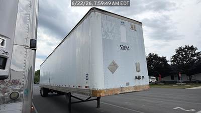 Hyundai 53 ft Dry Van Trailer - Swing Door, Spring, Sliding Axle