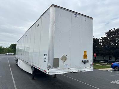 Hyundai 53 ft Dry Van Trailer - Swing Door, Air Ride, Sliding Axle