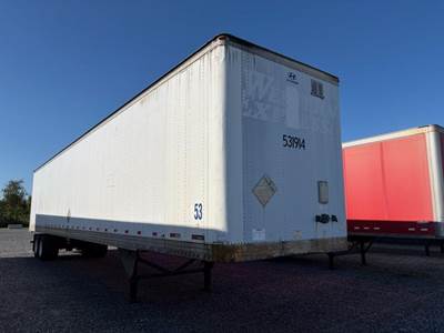 Hyundai 53 ft Dry Van Trailer - Swing Door, Spring, Sliding Axle