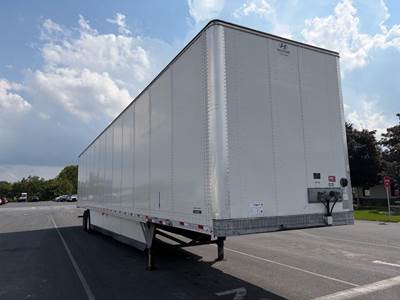 Hyundai 53 ft Dry Van Trailer - Swing Door, Air Ride, Sliding Axle