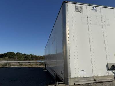 Hyundai 53 ft Dry Van Trailer - Swing Door, Air Ride, Sliding Axle
