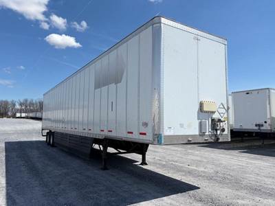 Wabash 53 ft Dry Van Trailer - Roll up Door, Spring, Sliding Axle