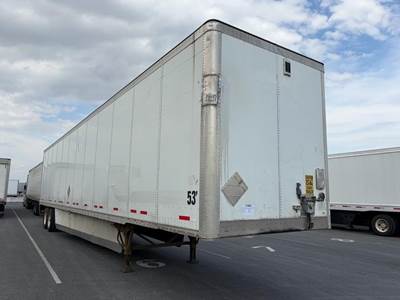 Wabash 53 ft Dry Van Trailer - Swing Door, Air Ride, Sliding Axle