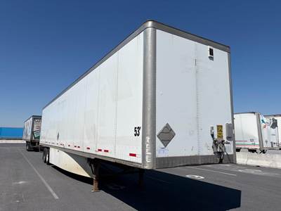 Wabash 53 ft Dry Van Trailer - Swing Door, Spring, Sliding Axle