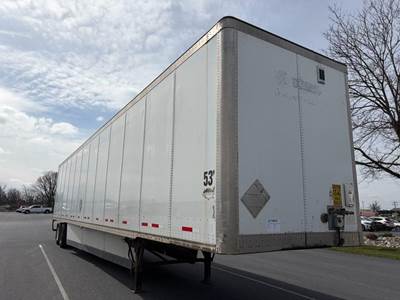 Wabash 53 ft Dry Van Trailer - Swing Door, Spring, Sliding Axle