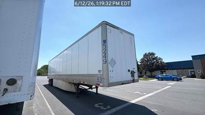 Wabash 53 ft Dry Van Trailer - Swing Door, Air Ride, Sliding Axle