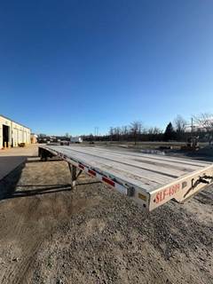 Benson 48x102 Aluminum Flatbed Trailer - Air Ride, Fixed Axle