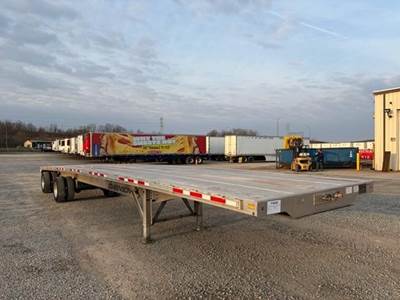 Benson 48x102 Aluminum Flatbed Trailer - Air Ride, Fixed Axle
