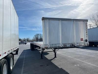 East 48x102 Aluminum Flatbed Trailer - Air Ride, Fixed Axle