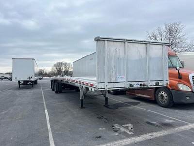 East 53x96 Aluminum Flatbed Trailer - Air Ride, Fixed Axle