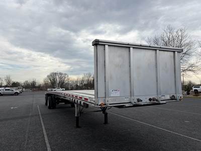 East 48x102 Aluminum Flatbed Trailer - Air Ride, Fixed Axle