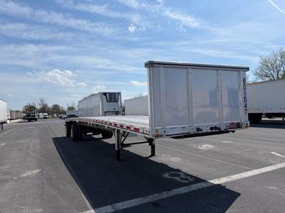 East 48x102 Aluminum Flatbed Trailer - Air Ride, Fixed Axle