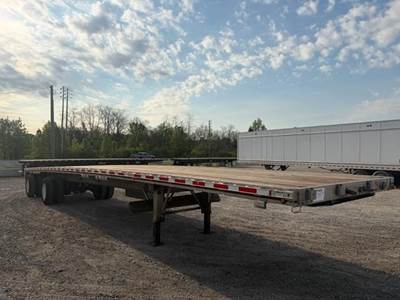 East 48x102 Aluminum Flatbed Trailer - Air Ride, Fixed Axle