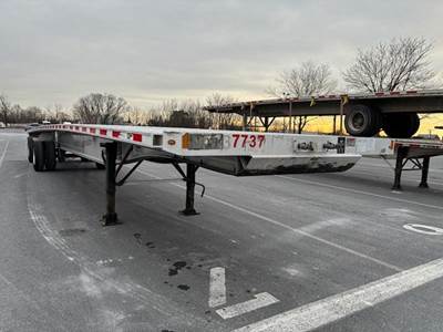 Fontaine 48x102 Aluminum Flatbed Trailer - Air Ride, Fixed Axle