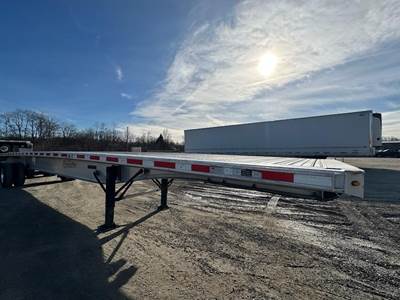 Fontaine 48x102 Aluminum Flatbed Trailer - Air Ride, Fixed Axle