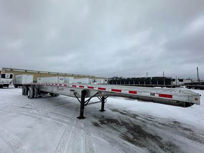 Fontaine 48x102 Aluminum Flatbed Trailer - Air Ride, Sliding Axle