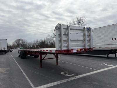 Fontaine 48x102 Combination Flatbed Trailer - Air Ride, Fixed Axle
