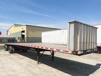 Fontaine 48x102 Combination Flatbed Trailer - Air Ride, Fixed Axle