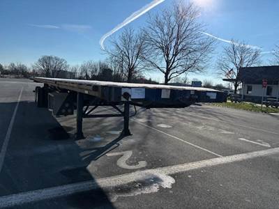 Great Dane 45x96 Steel Flatbed Trailer - Spring, Sliding Axle