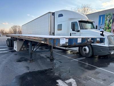 Great Dane 45x96 Steel Flatbed Trailer - Spring, Sliding Axle