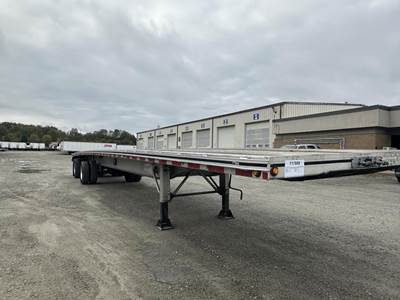 MAC 53x102 Aluminum Flatbed Trailer - Air Ride, Sliding Axle