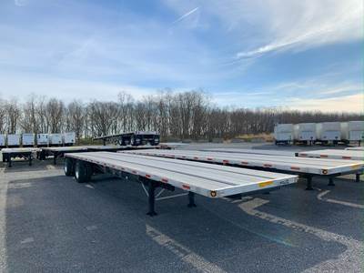UTILITY 48x102 Combination Flatbed Trailer - Air Ride, Spread Axle