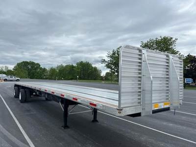 UTILITY 48ft Aluminum Flatbed Trailer - Air Ride, Fixed Axle
