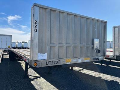 UTILITY 48x102 Combination Flatbed Trailer - Air Ride, Fixed Axle