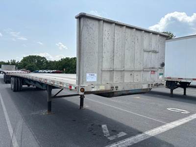 Wabash 48x102 Combination Flatbed Trailer - Air Ride, Sliding Axle