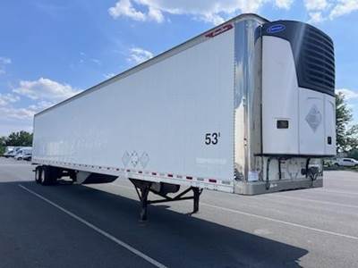 Great Dane 53 ft Reefer Trailer - Sliding Axle, Swing Door, Carrier