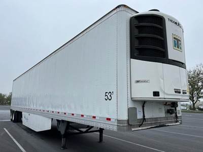 Hyundai 53 ft Reefer Trailer - Sliding Axle, Swing Door, Thermo King