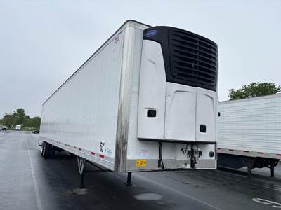 Wabash 53 ft Reefer Trailer - Sliding Axle, Swing Door, Carrier