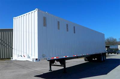 Custom Built CLOSED Chip Trailer