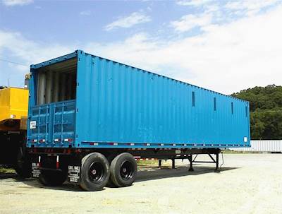 Custom Built EXTRA HD STEEL Container Trailer